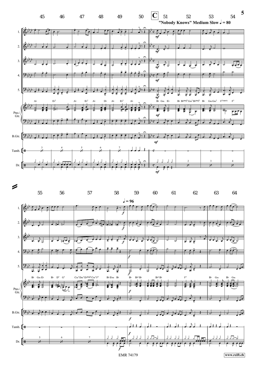 A Gospel Voyage A Gospel Voyage Woodwind Quintet scores gallery preview page 6