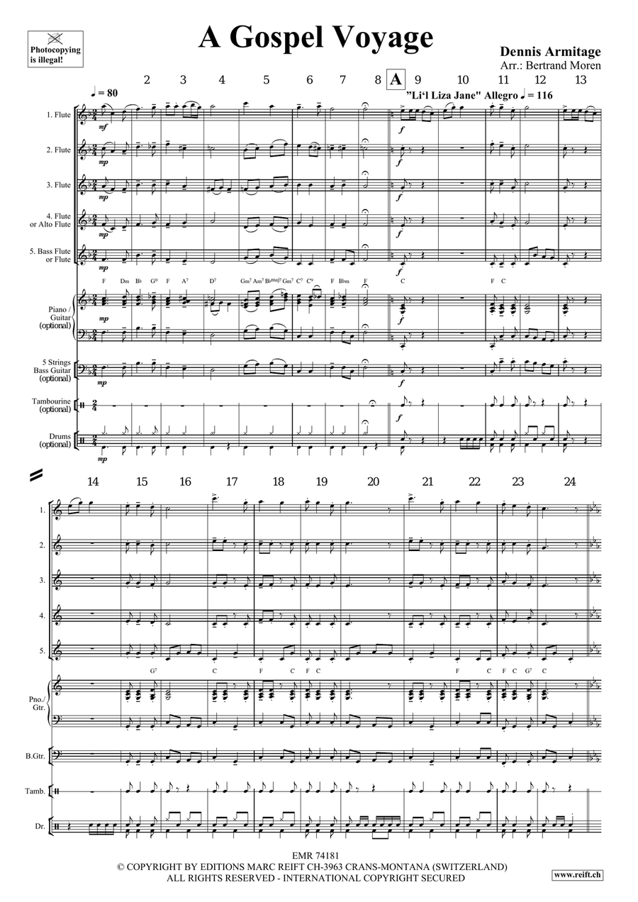 A Gospel Voyage A Gospel Voyage Flute scores gallery preview page 4