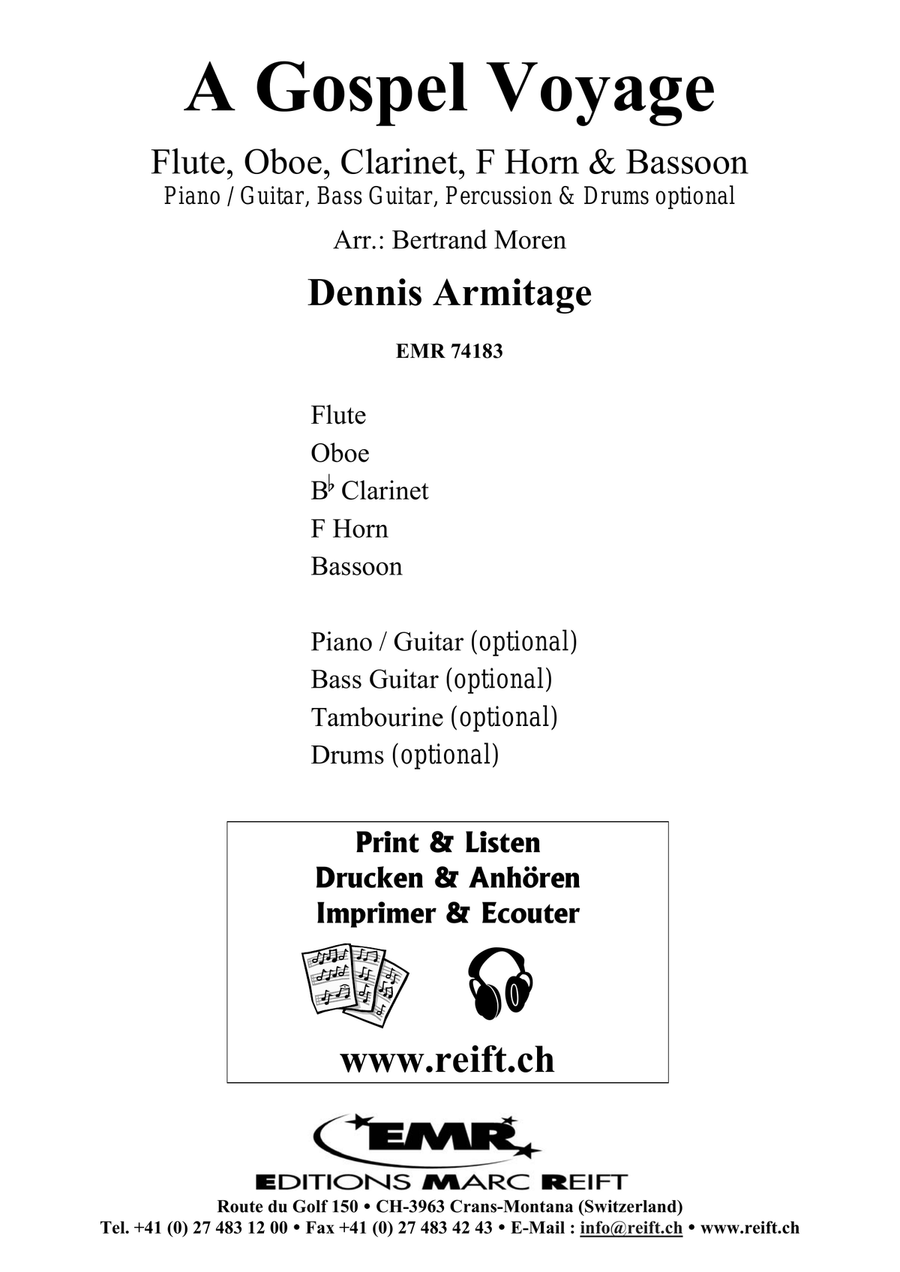A Gospel Voyage A Gospel Voyage Woodwind Quintet scores gallery preview page 2
