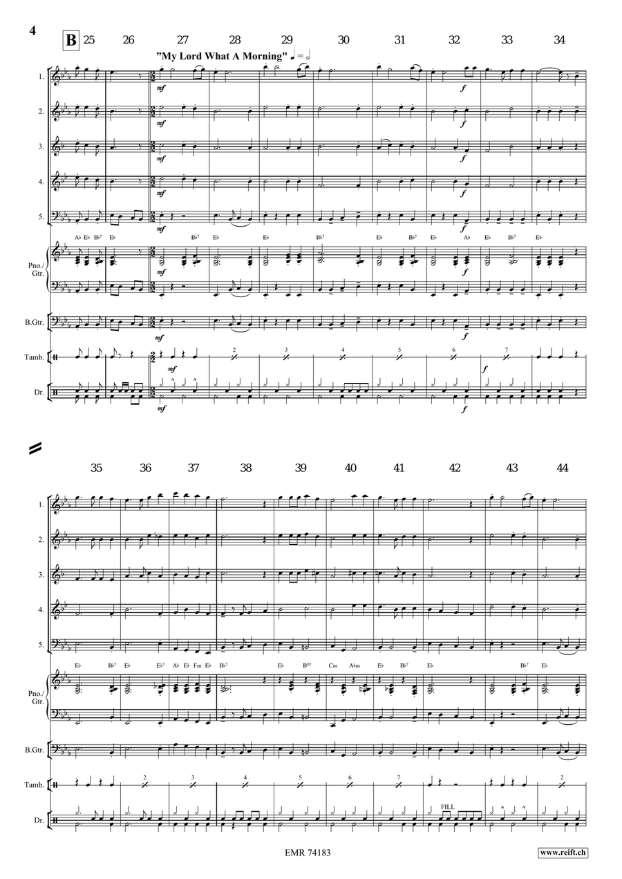 A Gospel Voyage A Gospel Voyage Woodwind Quintet scores gallery preview page 5