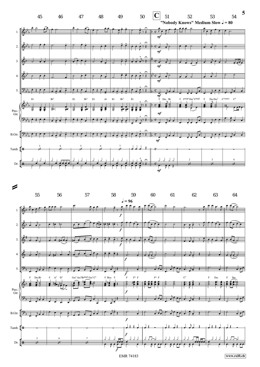 A Gospel Voyage A Gospel Voyage Woodwind Quintet scores gallery preview page 6