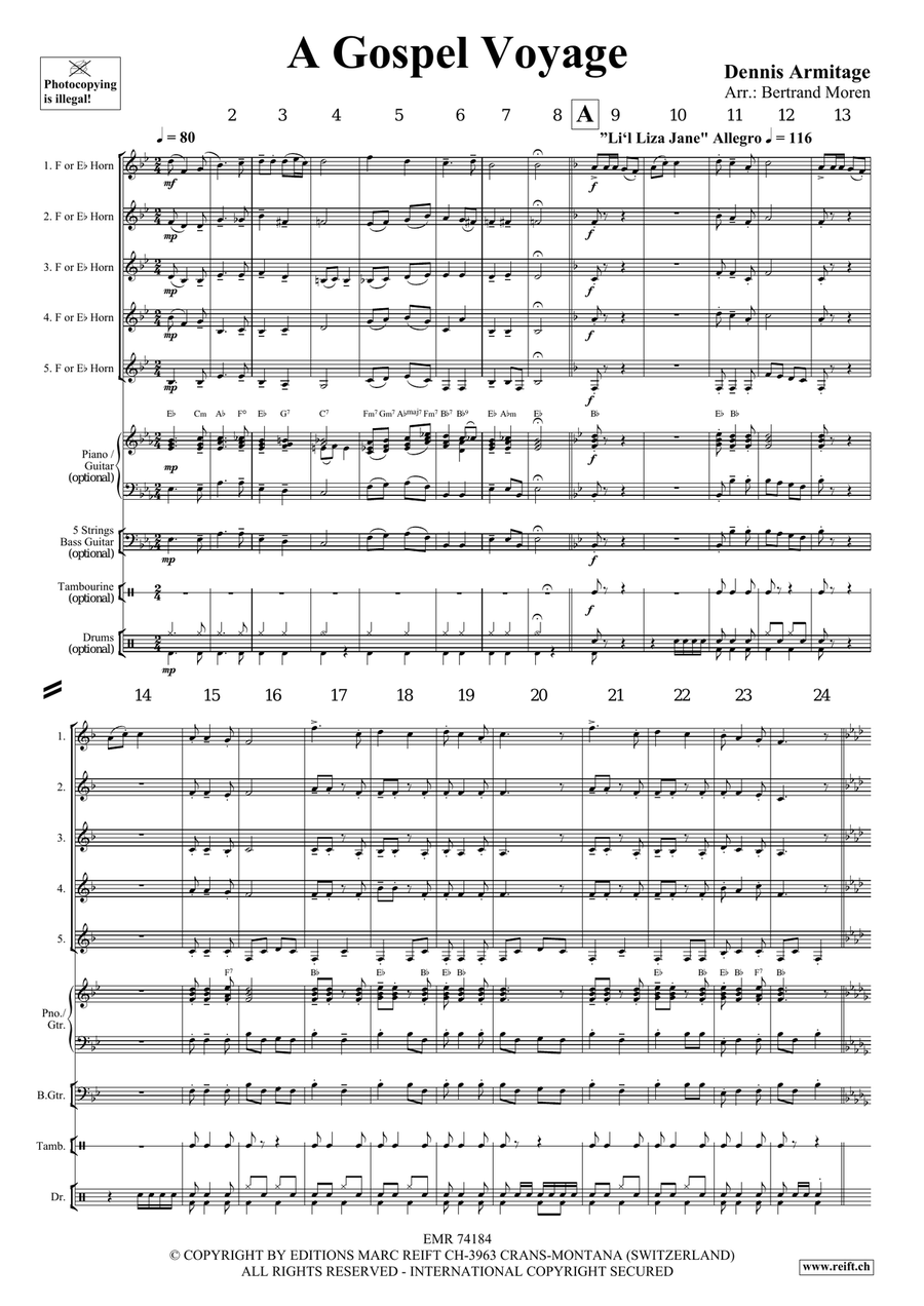 A Gospel Voyage A Gospel Voyage Horn scores gallery preview page 4