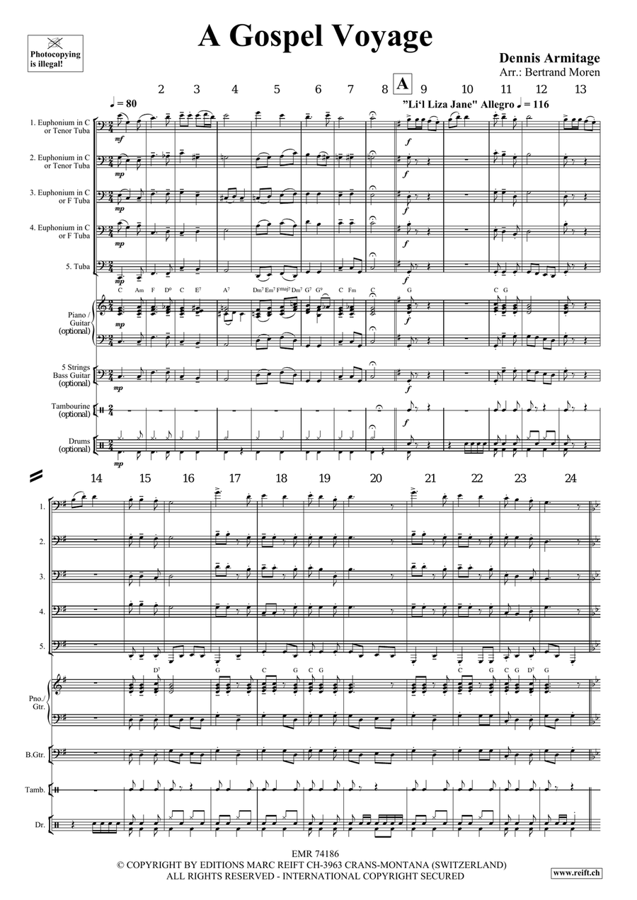 A Gospel Voyage A Gospel Voyage Tuba scores gallery preview page 4