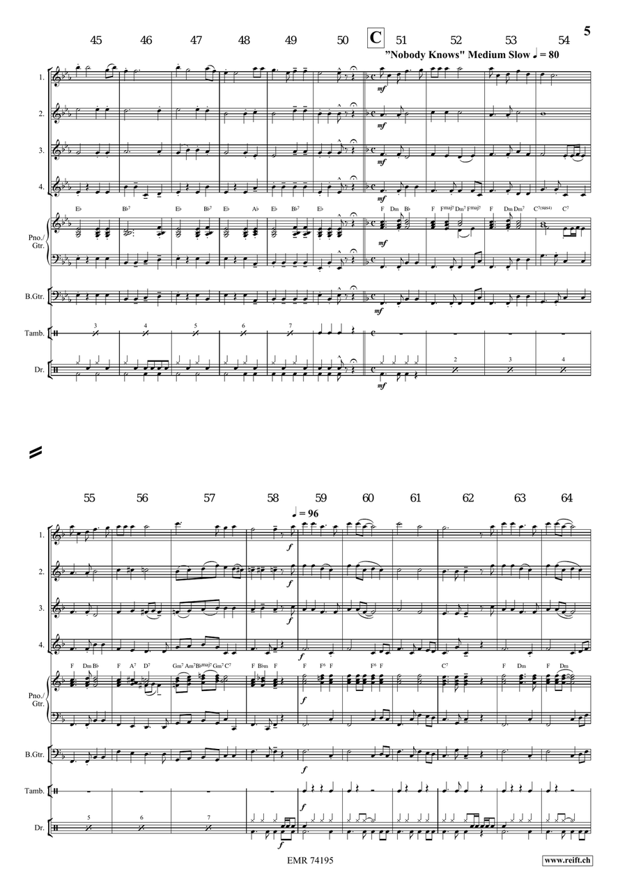 A Gospel Voyage A Gospel Voyage Flute Quartet scores gallery preview page 6
