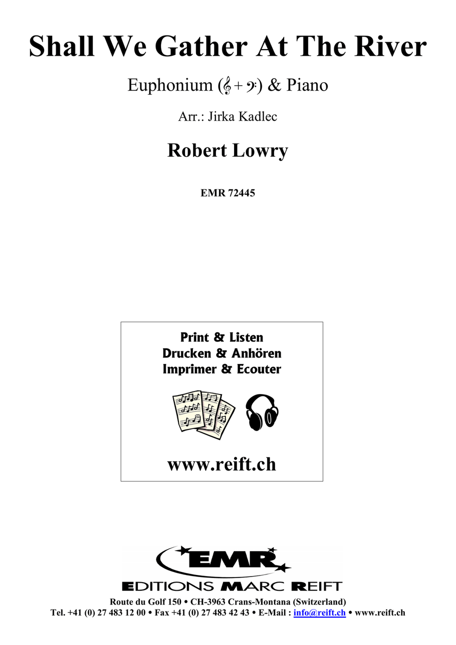 Shall We Gather At The River Euphonium scores gallery preview page 2