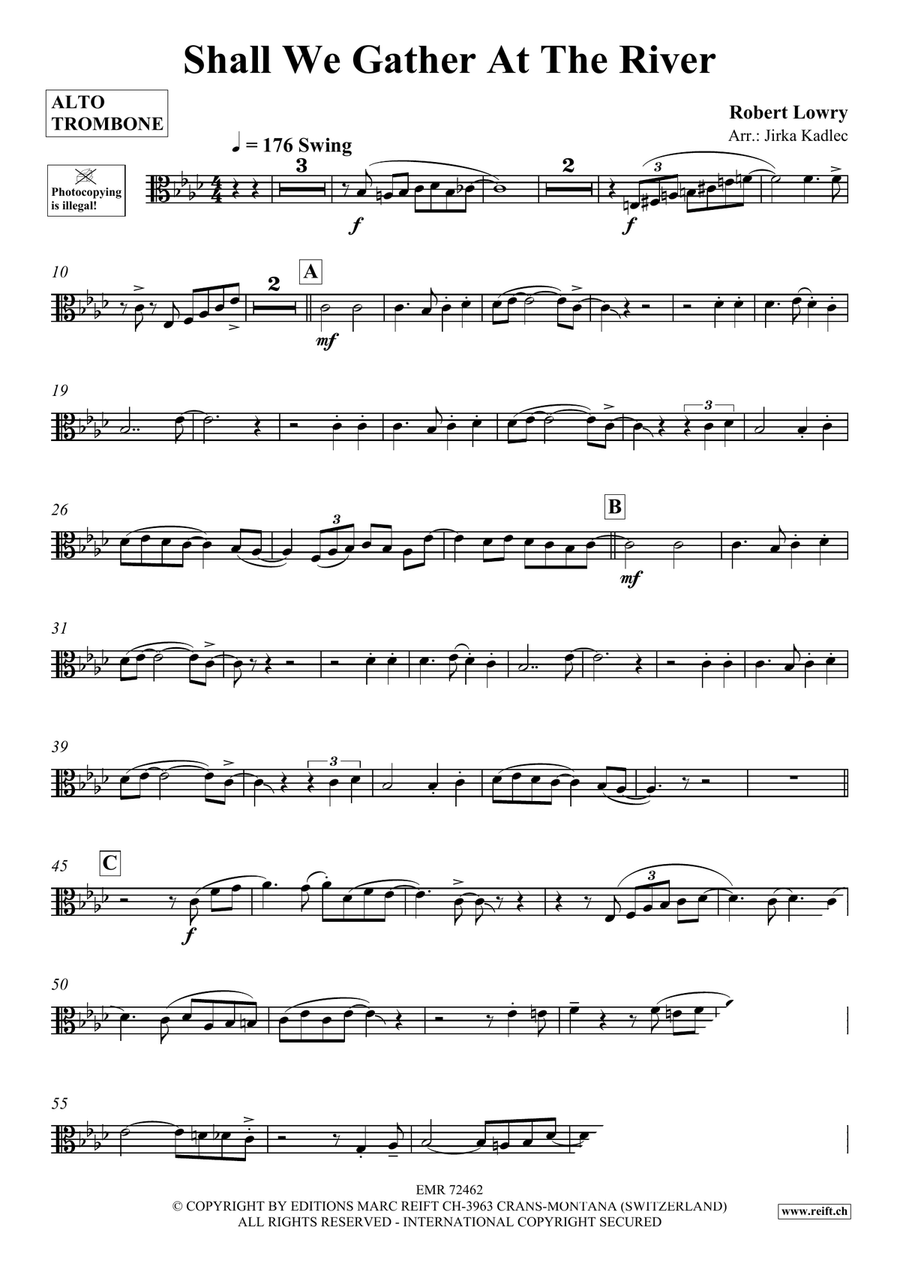 Shall We Gather At The River Piano Accompaniment scores gallery preview page 3