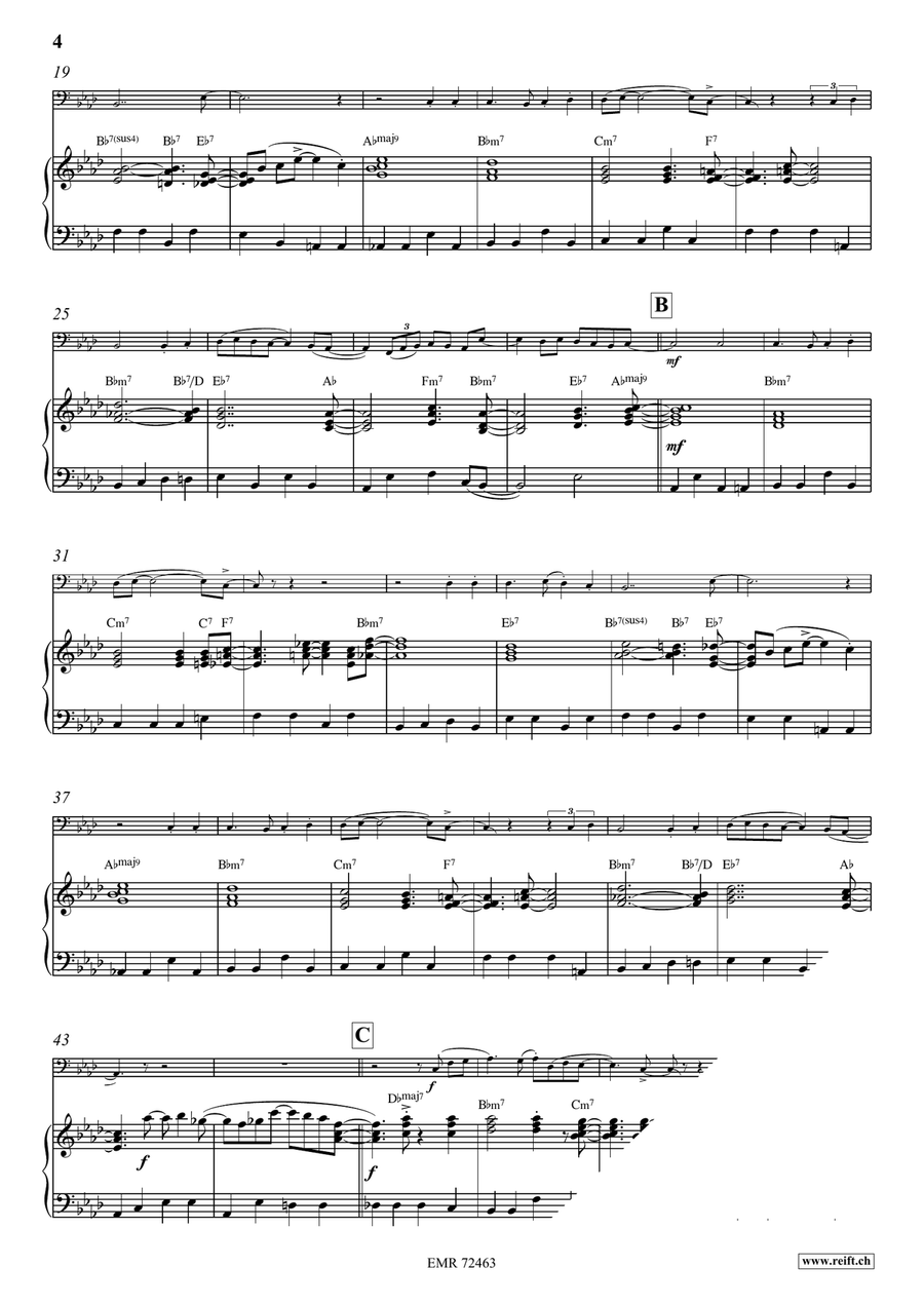 Shall We Gather At The River Bass Trombone scores gallery preview page 5