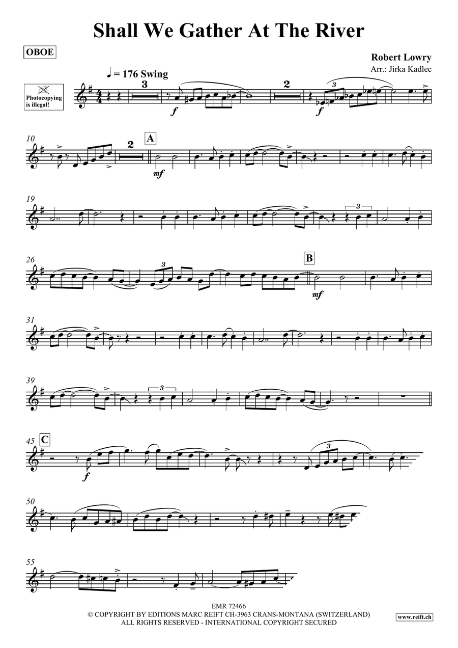 Shall We Gather At The River Piano Accompaniment scores gallery preview page 3