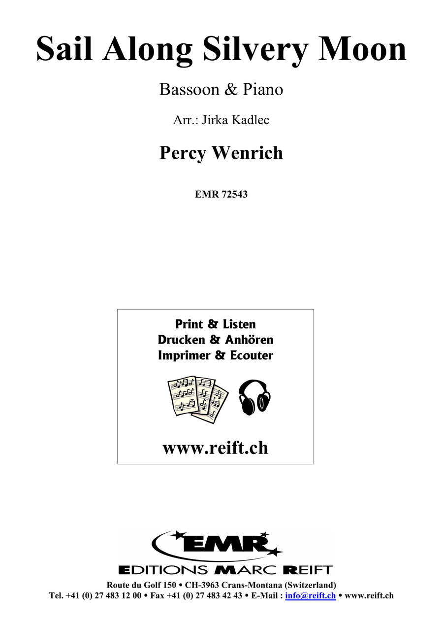 Sail Along Silvery Moon by Percy Wenrich Bassoon Solo - Sheet Music page 2
