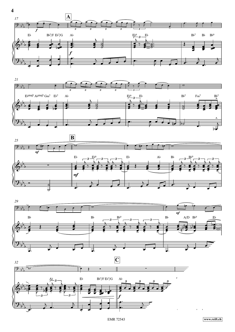 Sail Along Silvery Moon by Percy Wenrich Bassoon Solo - Sheet Music page 4