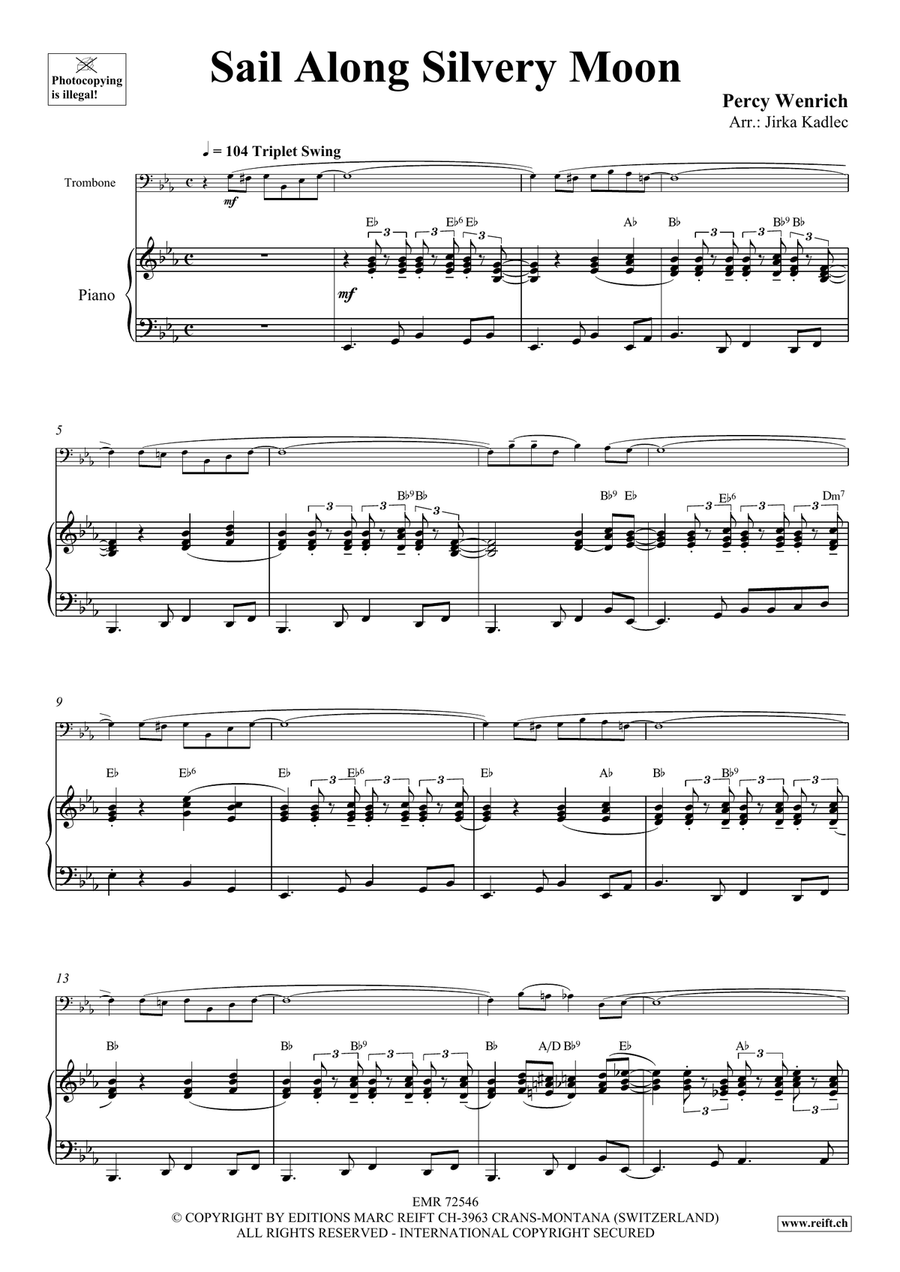 Sail Along Silvery Moon Sail Along Silvery Moon Piano Accompaniment scores gallery preview page 3