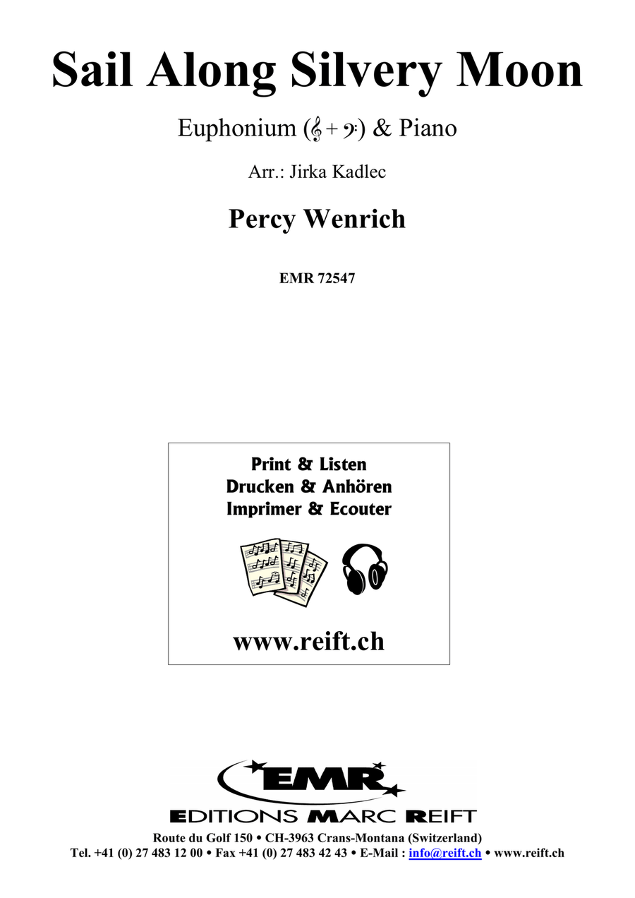Sail Along Silvery Moon by Percy Wenrich Euphonium - Sheet Music page 2