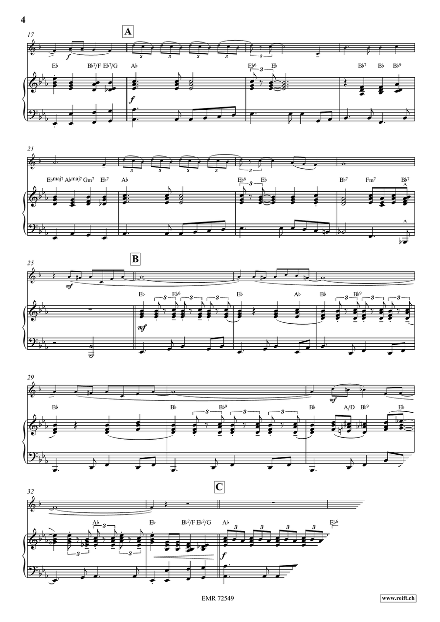 Sail Along Silvery Moon Sail Along Silvery Moon Voice Solo scores gallery preview page 4