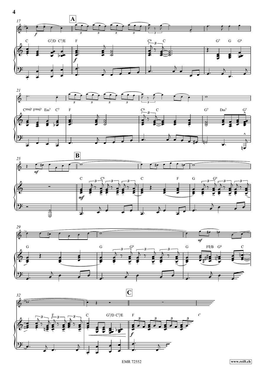 Sail Along Silvery Moon Sail Along Silvery Moon Piano Accompaniment scores gallery preview page 4