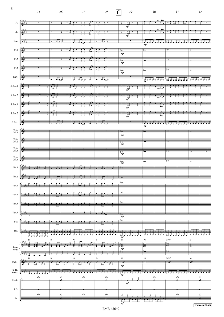 Heaven Is A Place On Earth Concert Band scores gallery preview page 7