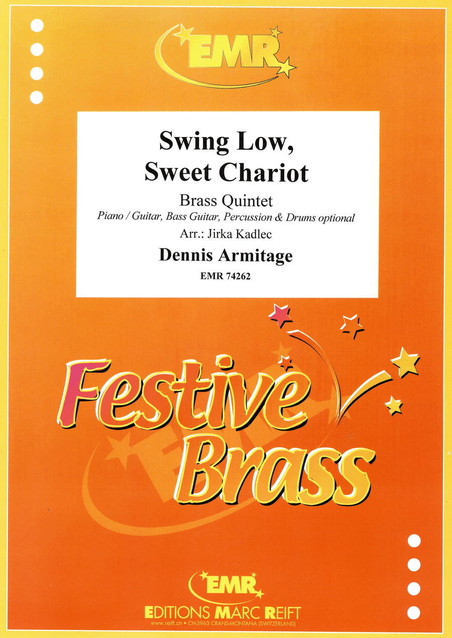 Swing Low, Sweet Chariot Swing Low, Sweet Chariot Brass Quintet scores gallery preview page 1