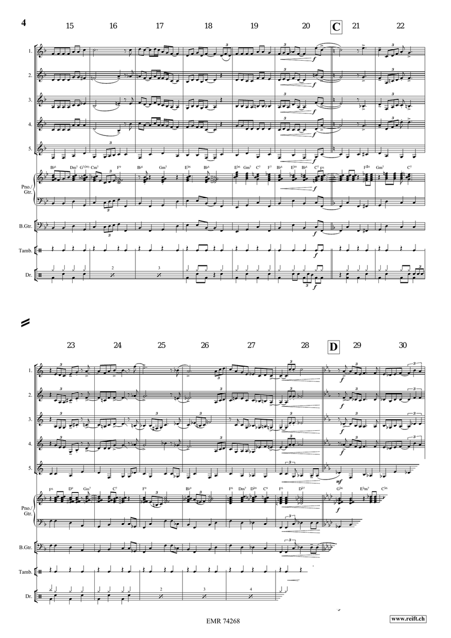 Swing Low, Sweet Chariot Swing Low, Sweet Chariot Horn scores gallery preview page 5