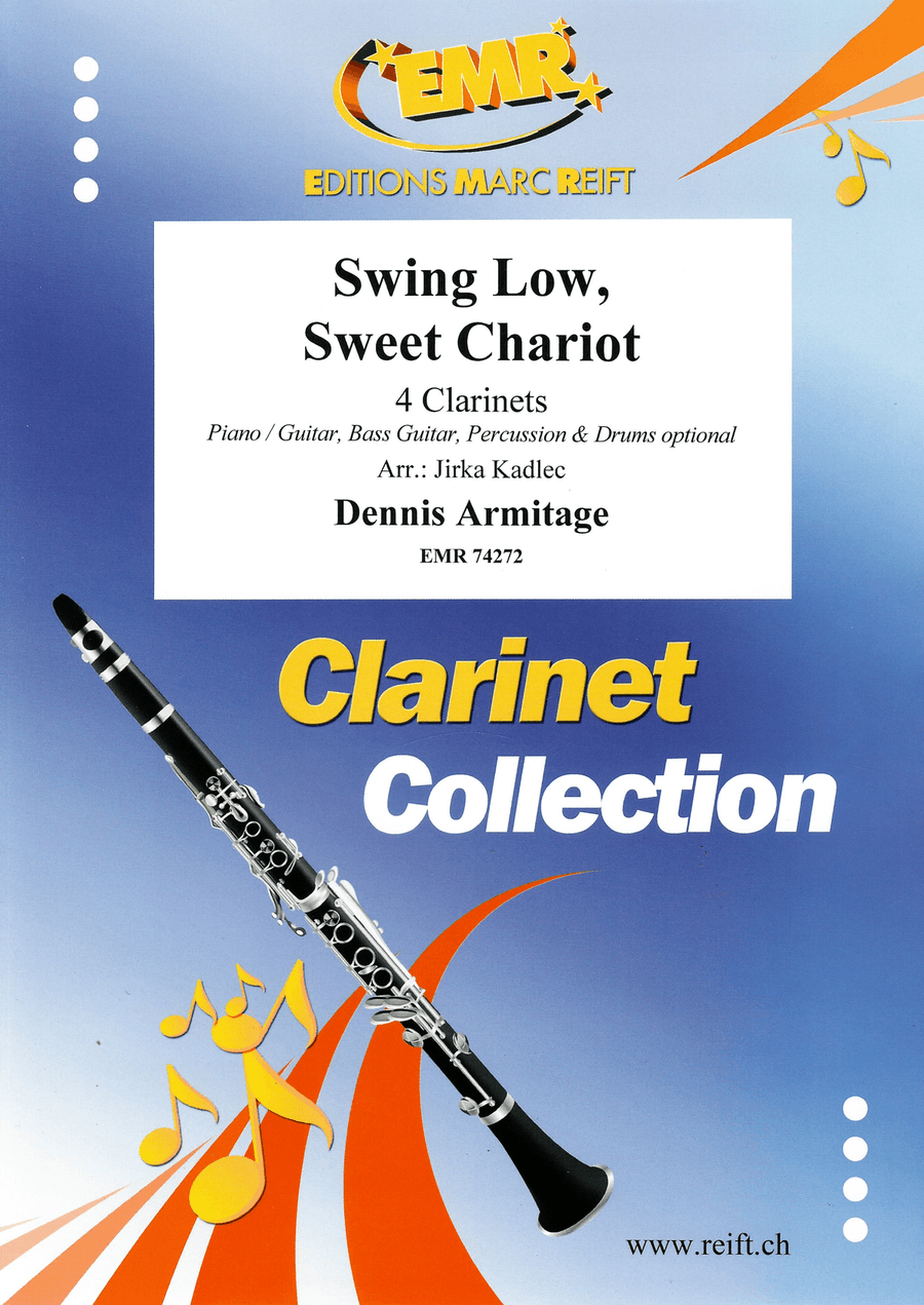Swing Low, Sweet Chariot Swing Low, Sweet Chariot Clarinet Quartet scores gallery preview page 1
