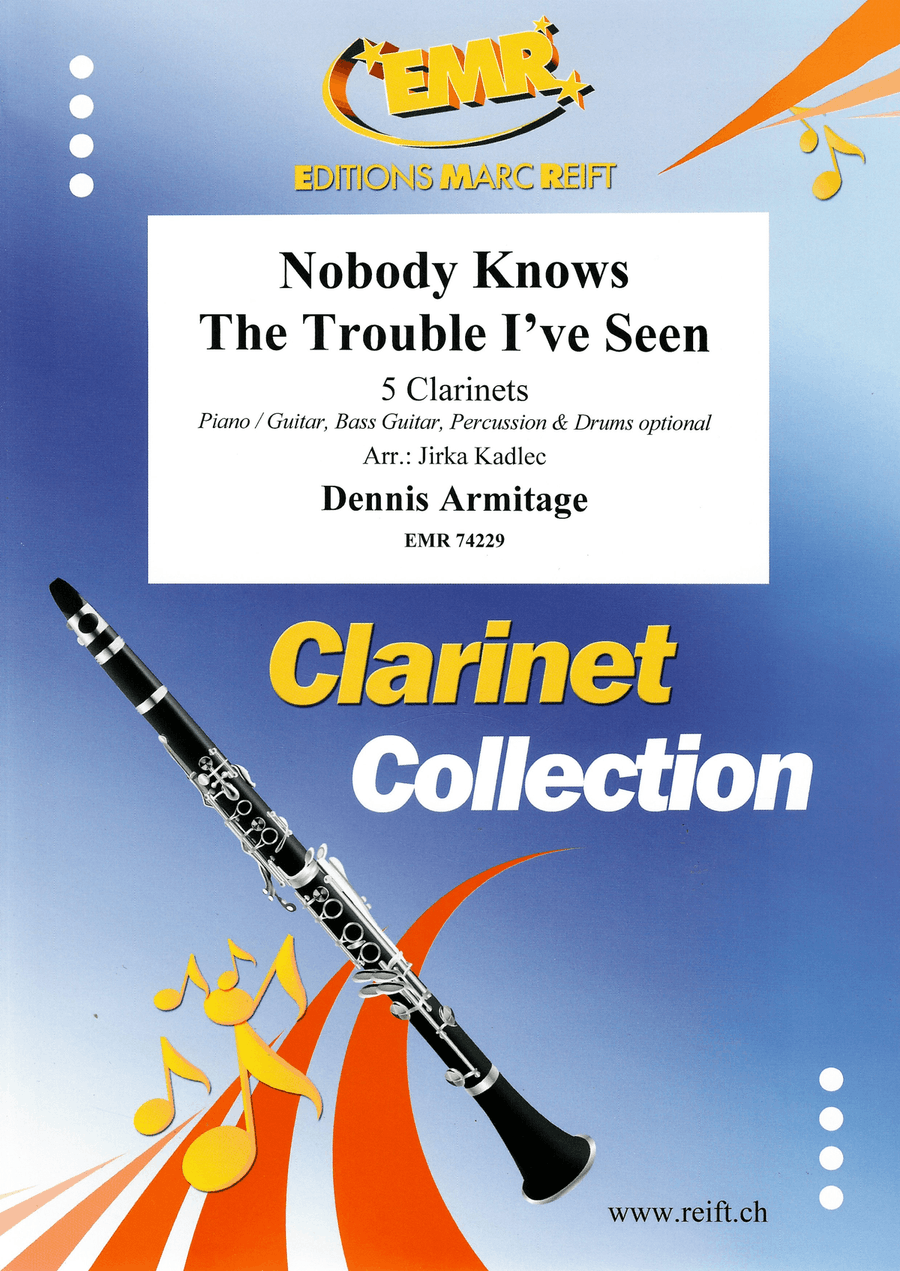 Nobody Knows The Trouble I've Seen Clarinet Quintet scores gallery preview page 1