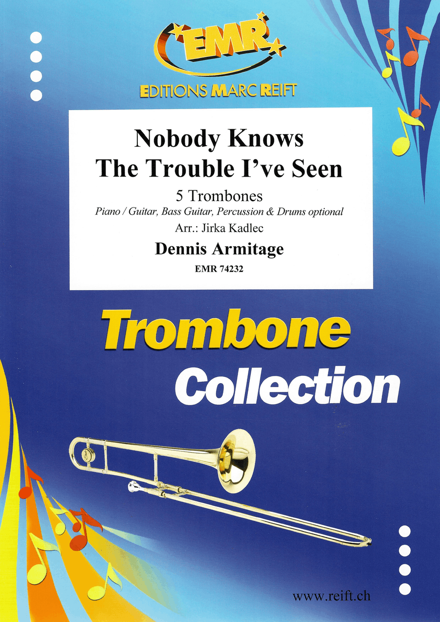 Nobody Knows The Trouble I've Seen Trombone scores gallery preview page 1