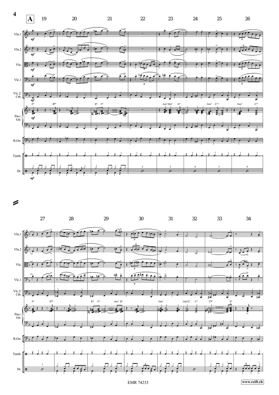 Nobody Knows The Trouble I've Seen String Quintet scores gallery preview page 5