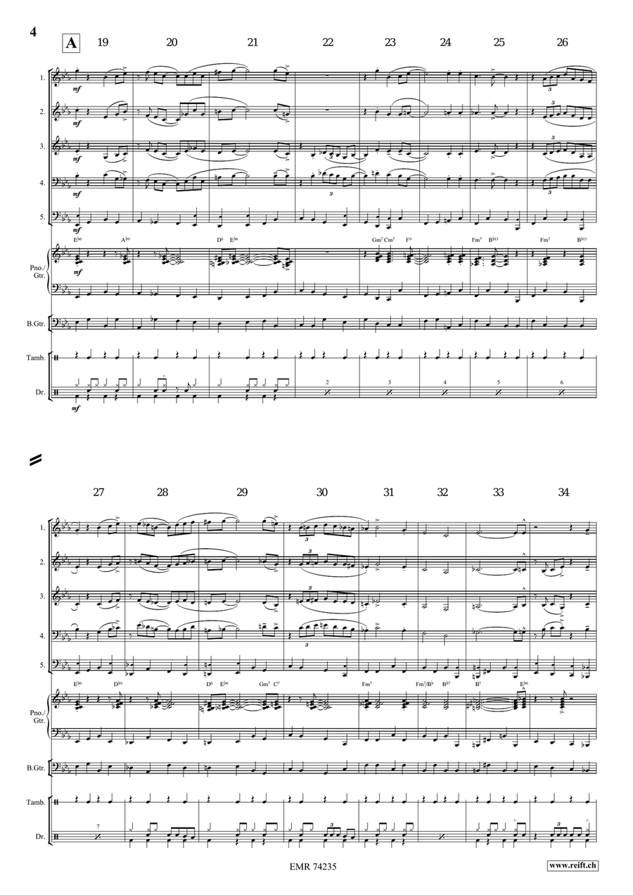 Nobody Knows The Trouble I've Seen Woodwind Quintet scores gallery preview page 5