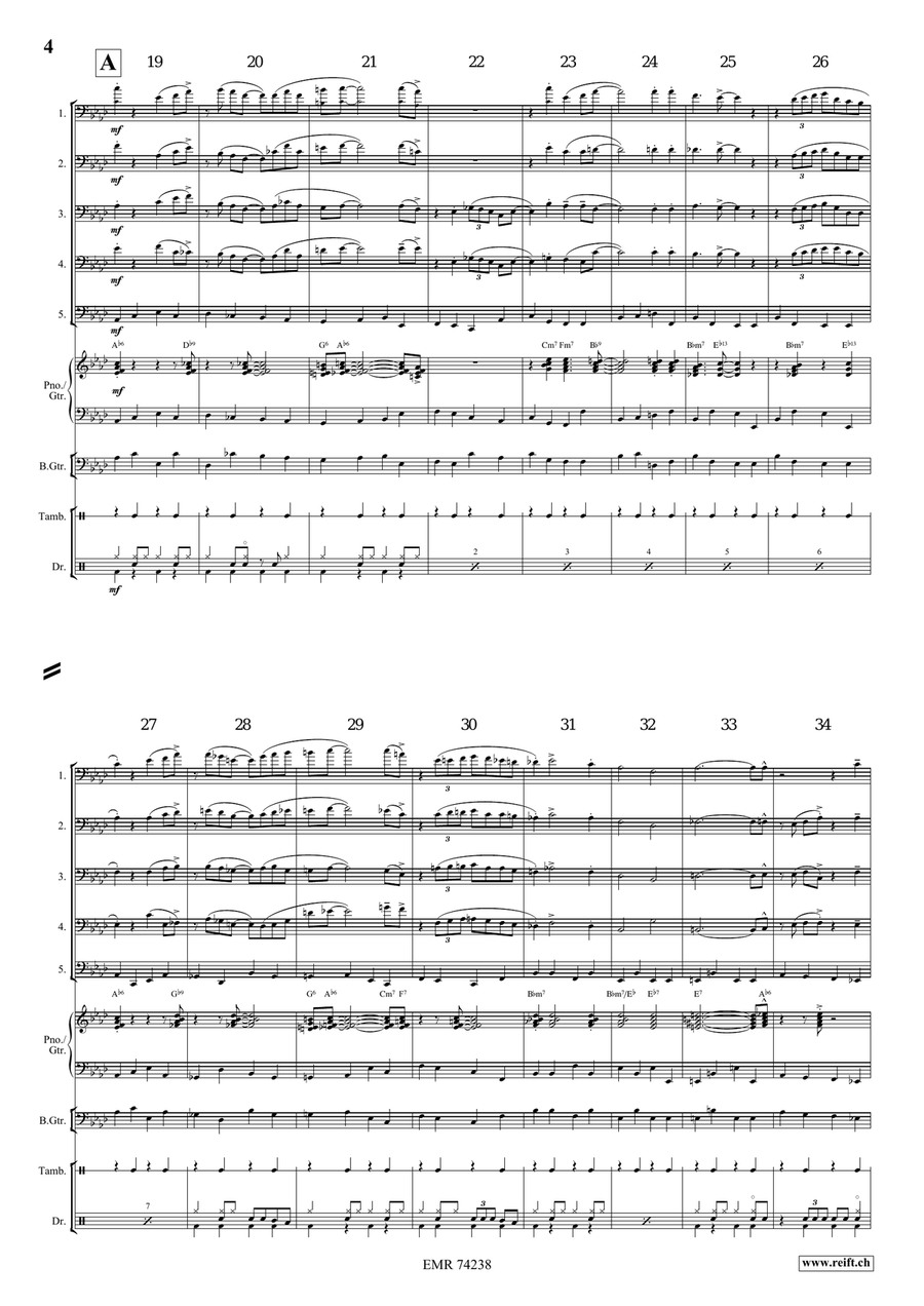 Nobody Knows The Trouble I've Seen Bassoon scores gallery preview page 5