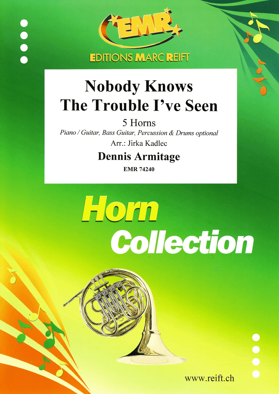 Nobody Knows The Trouble I've Seen Horn scores gallery preview page 1