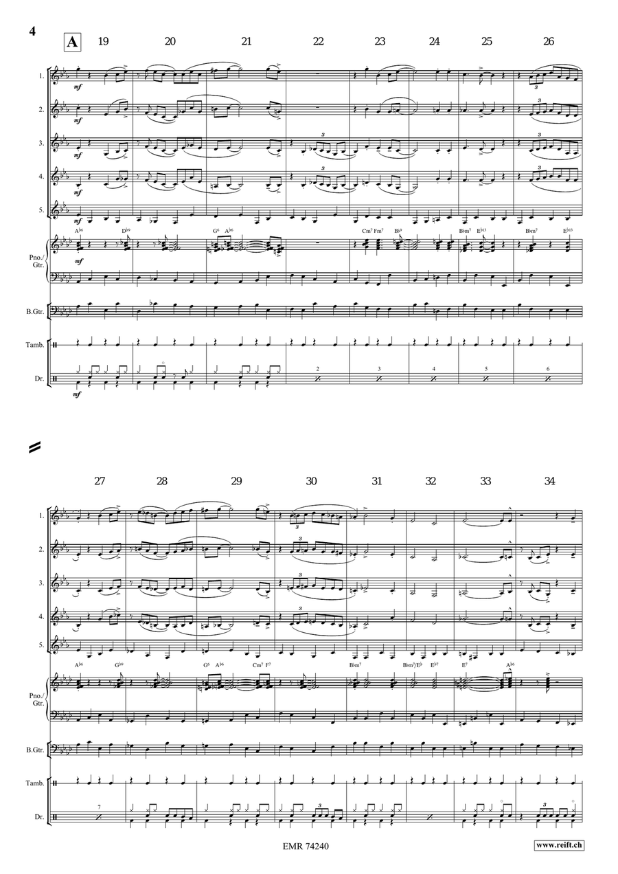 Nobody Knows The Trouble I've Seen Horn scores gallery preview page 5