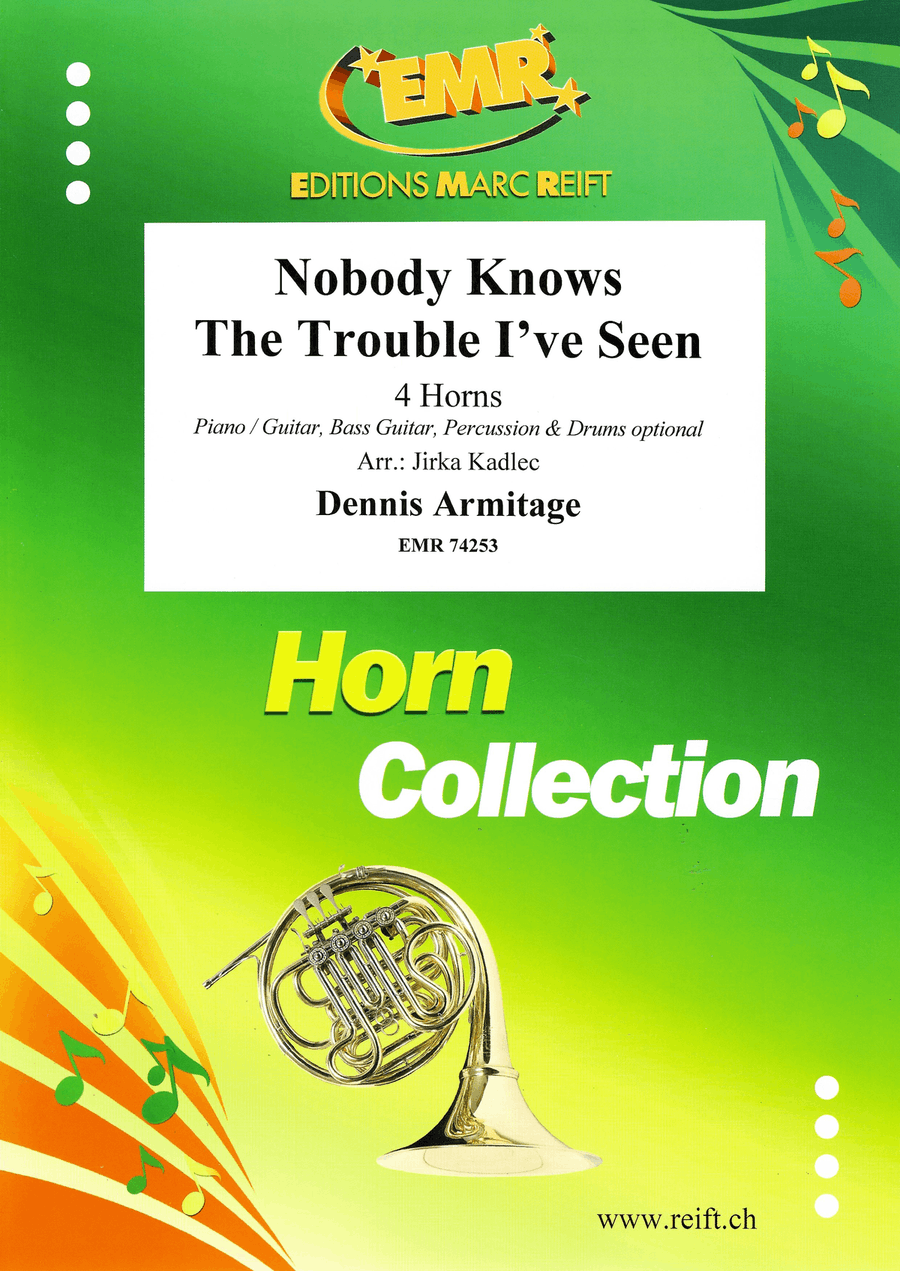 Nobody Knows The Trouble I've Seen Horn scores gallery preview page 1