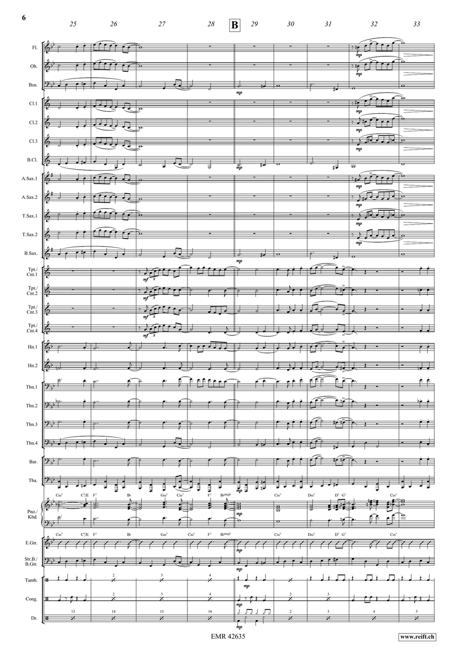 Shall We Gather At The River Concert Band scores gallery preview page 7