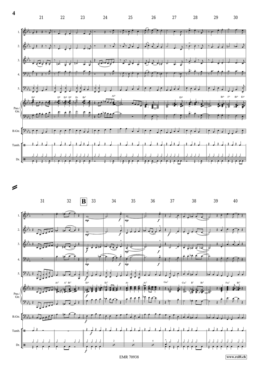 Over In The Gloryland Over In The Gloryland Brass Quintet scores gallery preview page 5