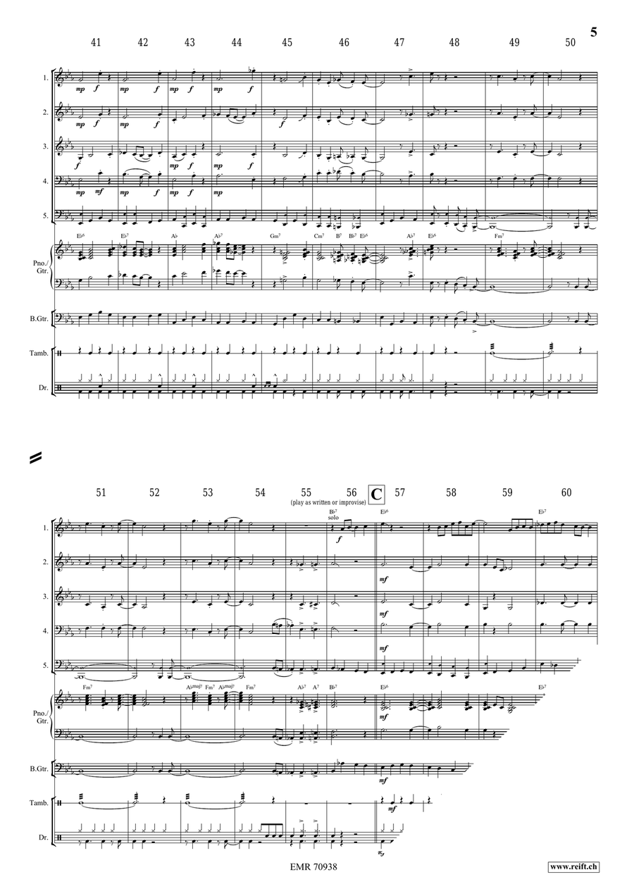Over In The Gloryland Over In The Gloryland Brass Quintet scores gallery preview page 6