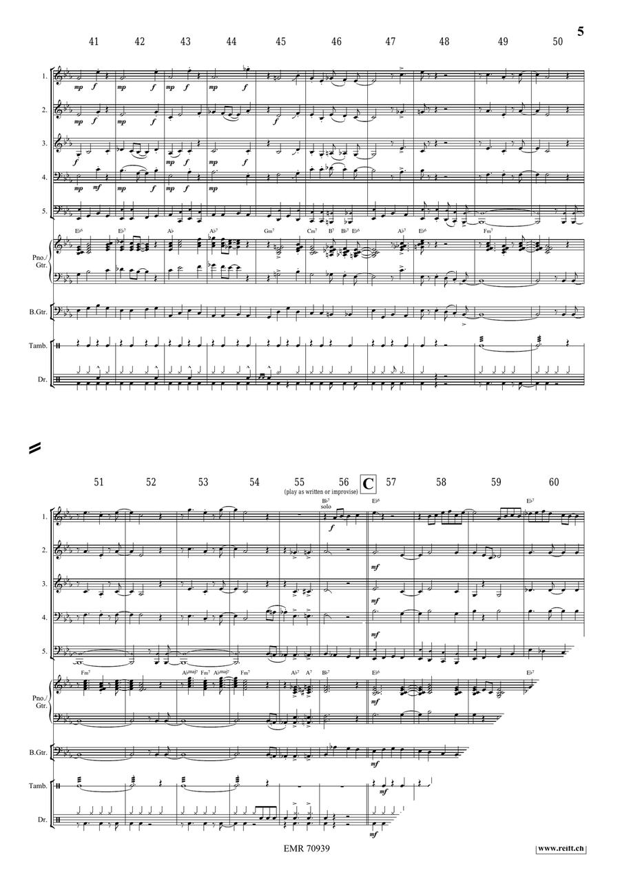 Over In The Gloryland Over In The Gloryland Woodwind Quintet scores gallery preview page 6