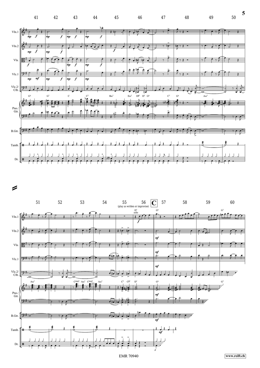 Over In The Gloryland Over In The Gloryland String Orchestra scores gallery preview page 6