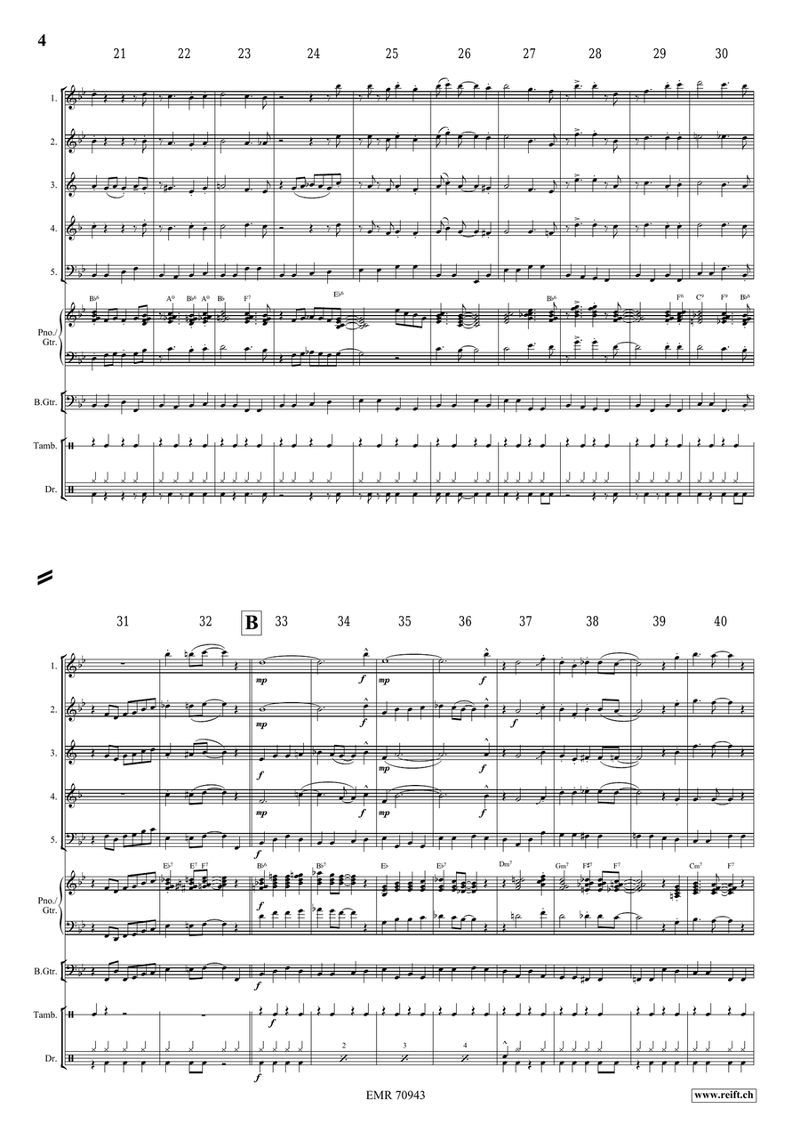 Over In The Gloryland Over In The Gloryland Woodwind Quintet scores gallery preview page 5