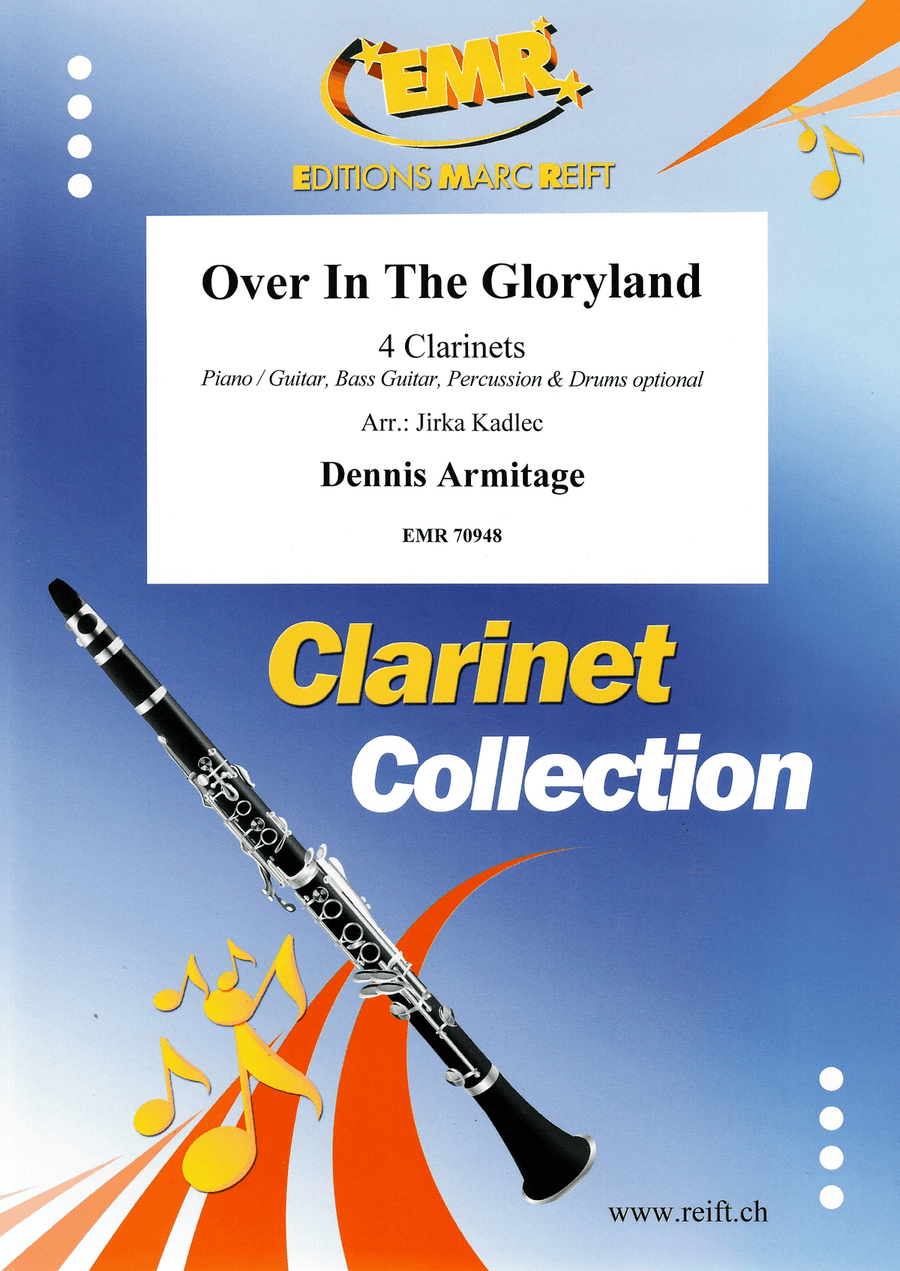 Over In The Gloryland Over In The Gloryland Clarinet Quartet scores gallery preview page 1