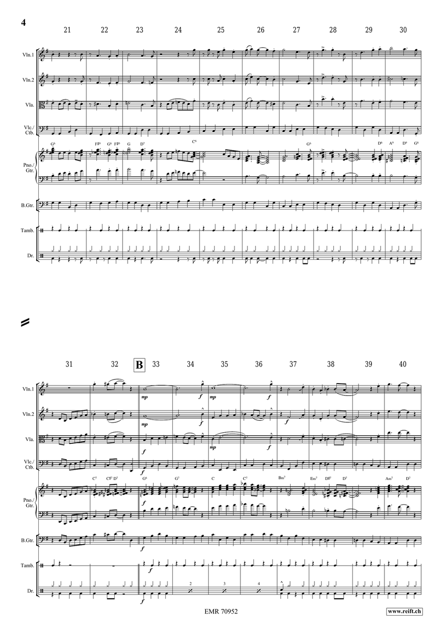 Over In The Gloryland Over In The Gloryland String Quartet scores gallery preview page 5