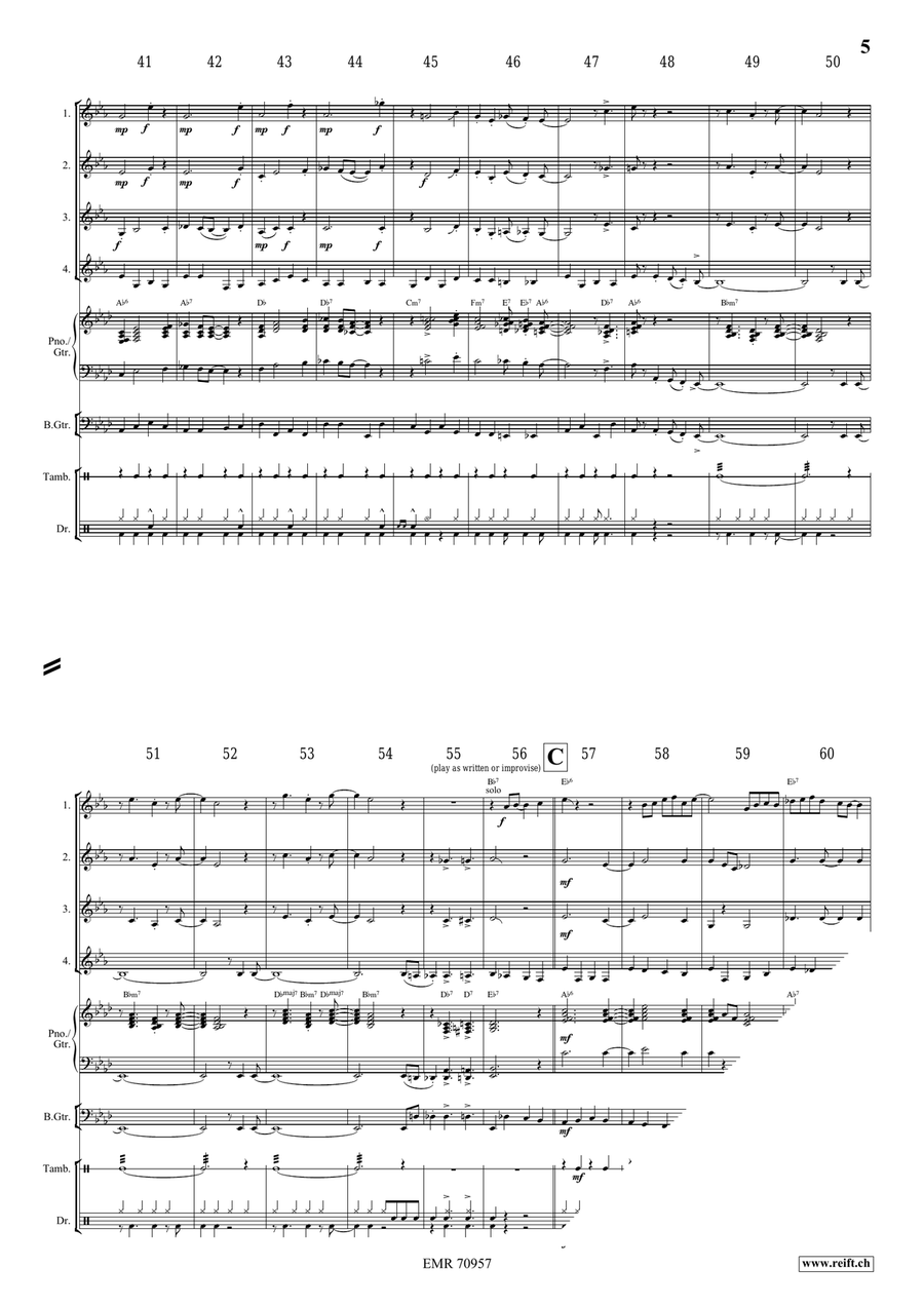 Over In The Gloryland Over In The Gloryland Horn scores gallery preview page 6