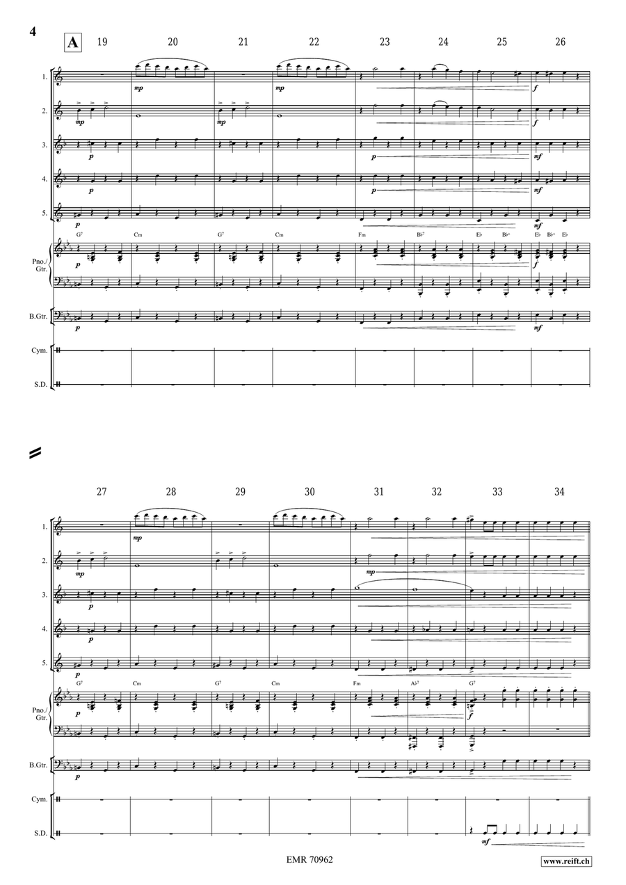 The Godson The Godson Saxophone Quintet scores gallery preview page 4