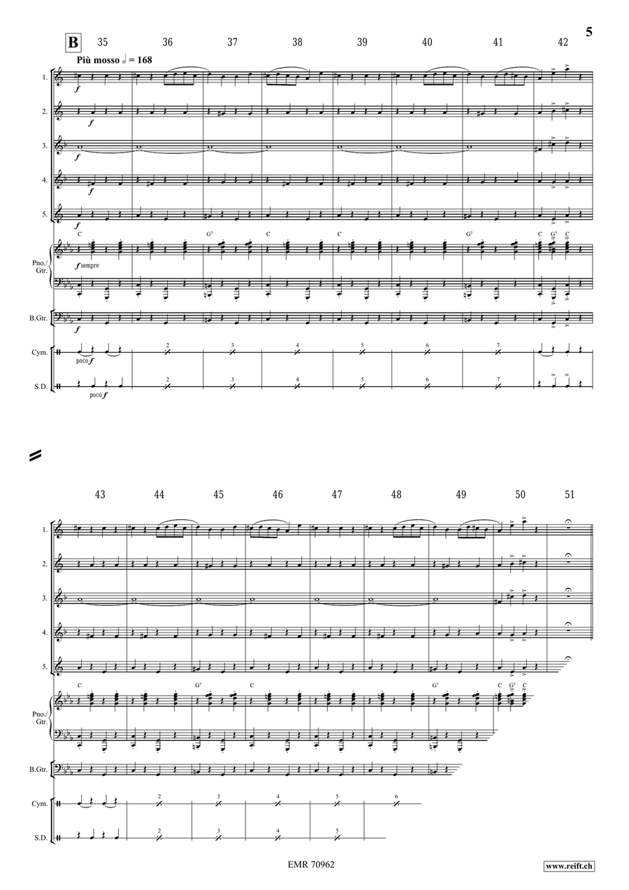 The Godson The Godson Saxophone Quintet scores gallery preview page 5