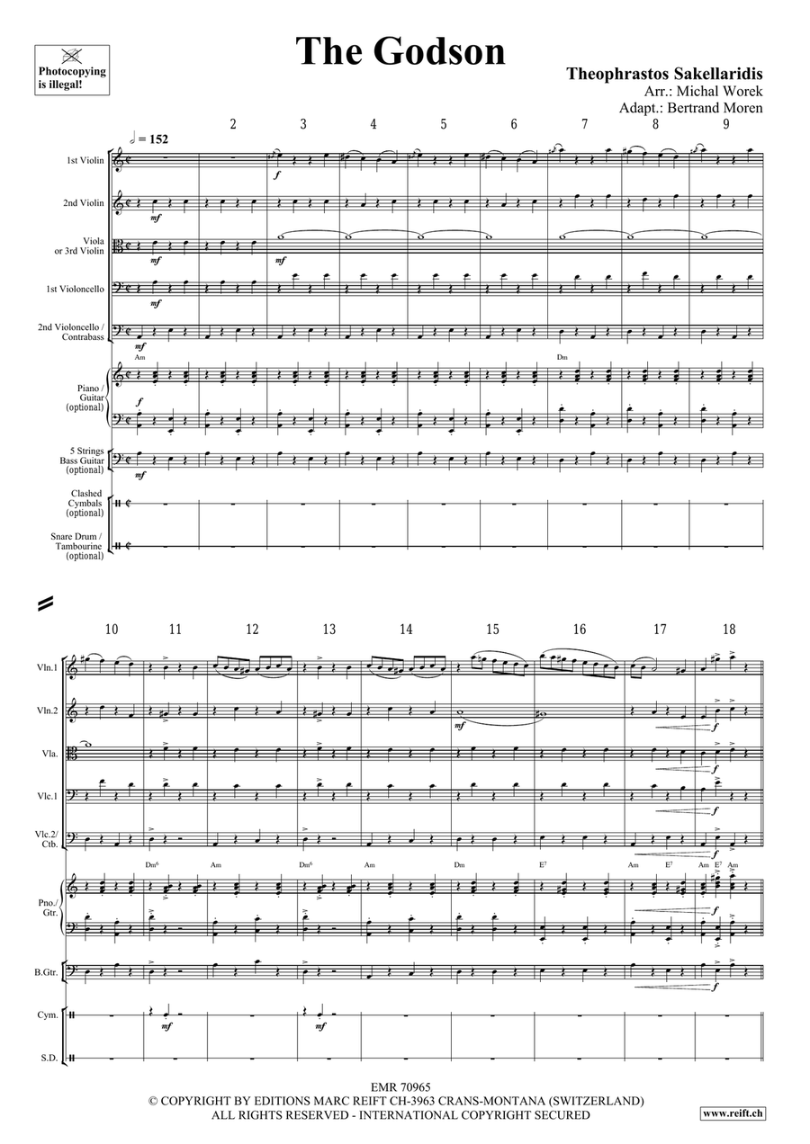 The Godson The Godson String Quintet scores gallery preview page 3