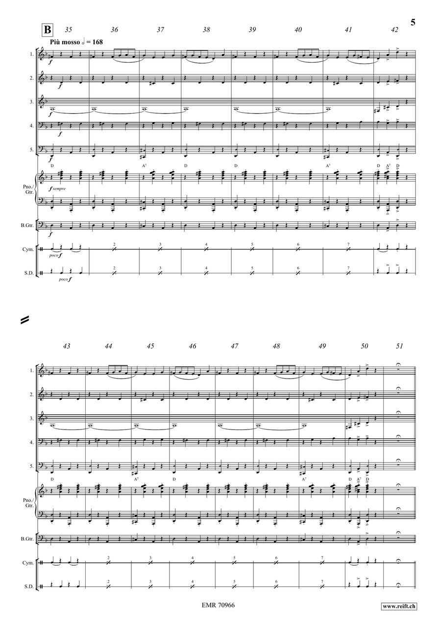 The Godson The Godson Brass Quintet scores gallery preview page 5