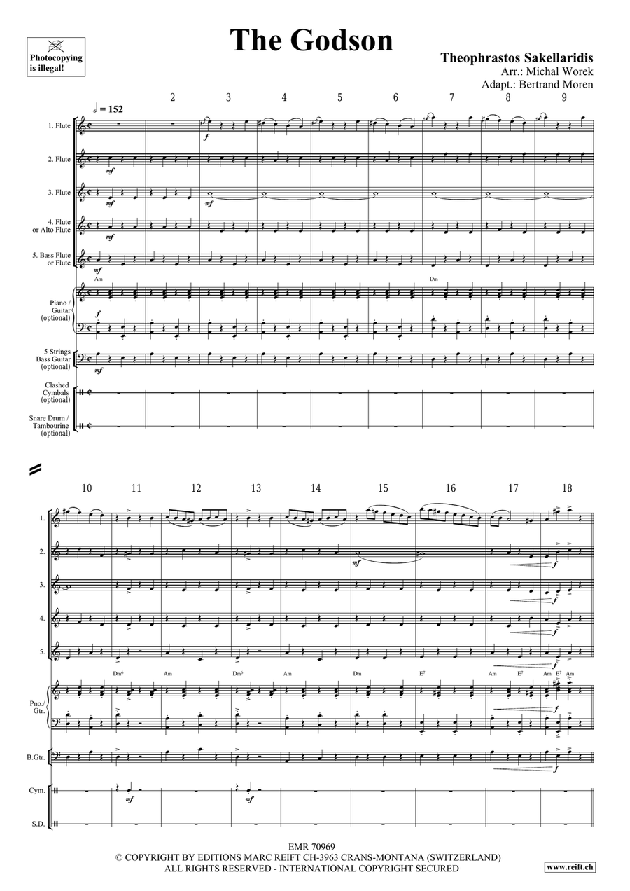 The Godson The Godson Flute scores gallery preview page 3
