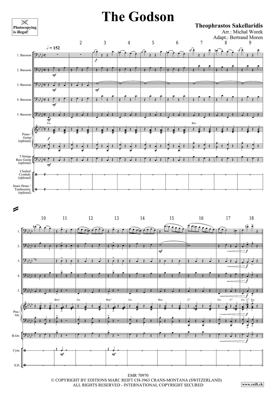 The Godson The Godson Bassoon scores gallery preview page 3