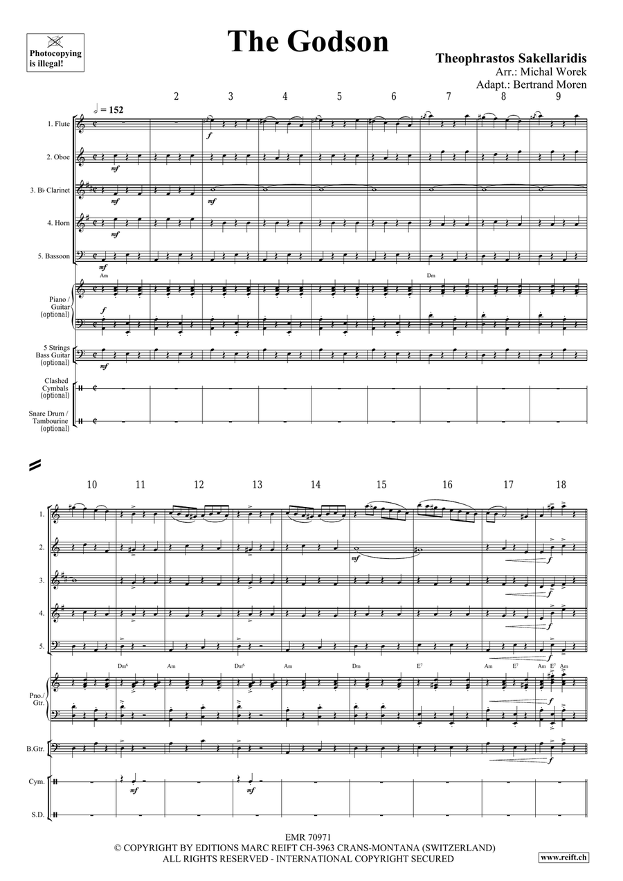 The Godson The Godson Woodwind Quintet scores gallery preview page 3