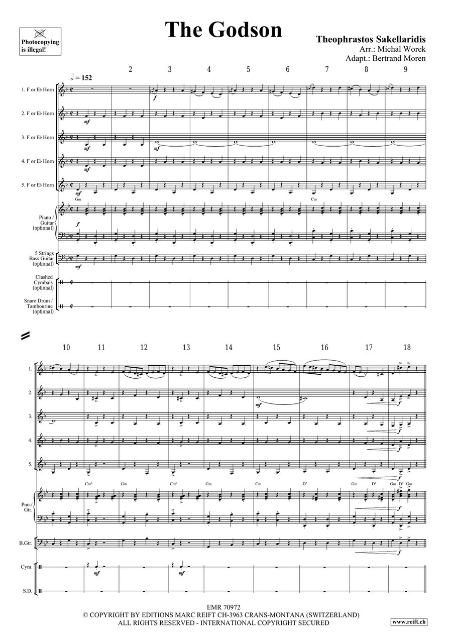 The Godson The Godson Horn scores gallery preview page 3