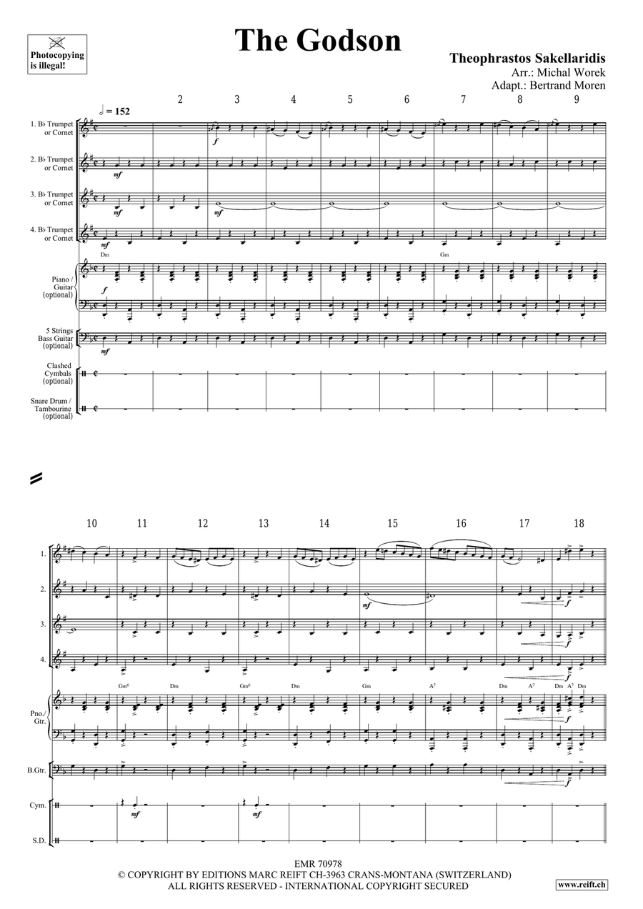 The Godson The Godson Cornet scores gallery preview page 3