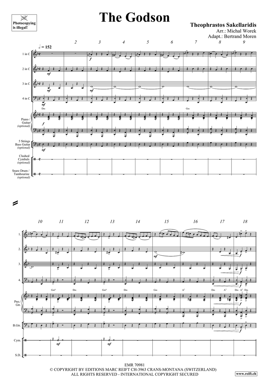The Godson The Godson Brass Quartet scores gallery preview page 3