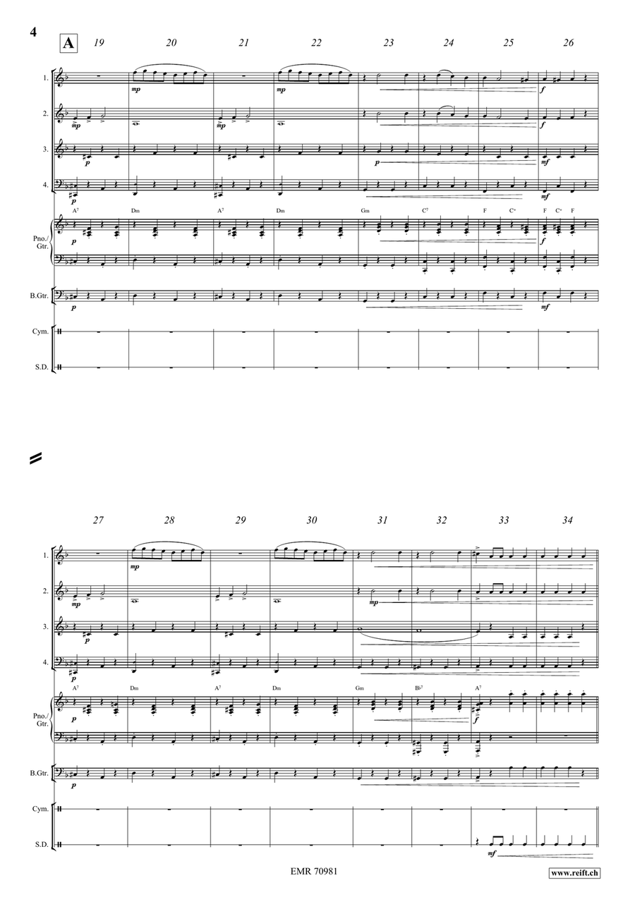 The Godson The Godson Brass Quartet scores gallery preview page 4